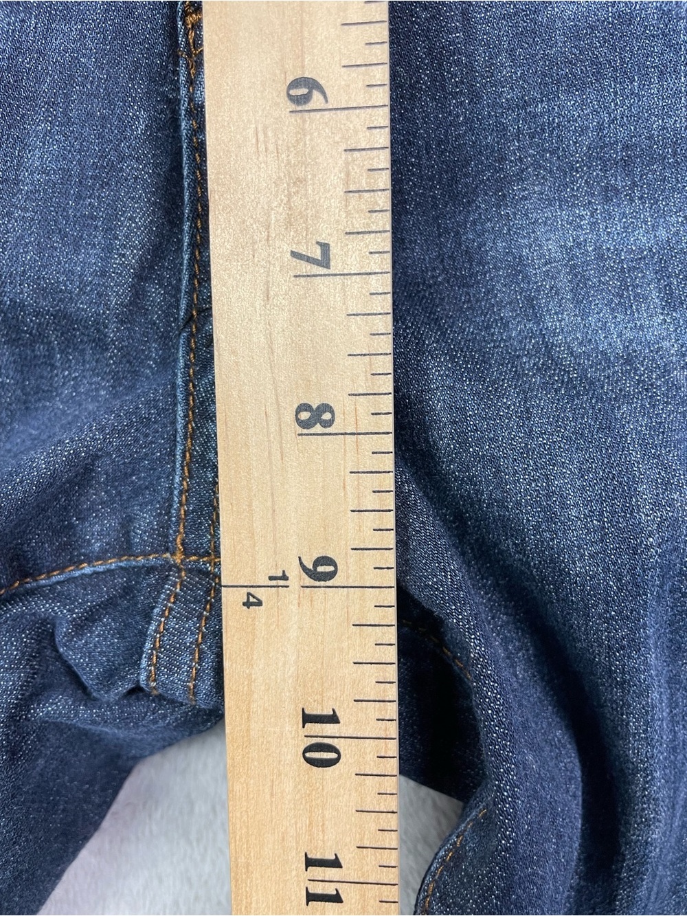 KUT from the Kloth Bardot Crop Skinny Boyfriend Jeans - Dark Wash - Size 8 - Picture 10 of 16